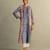 Blue Placket Kurta Set