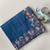 Blue Color Embroidery And Floral,Bird Parttern Work Silk Saree