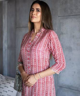 Muslin printed 2 piece set 3