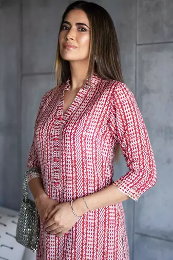 Muslin printed 2 piece set