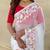White Color Embroidery Work And Chifon Saree
