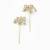 Gold plated kundan ear cuffs