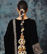 Gold plated tassel multicolor parandi