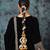 Gold plated tassel multicolor parandi