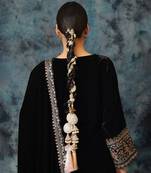 Gold plated tassel multicolor parandi