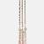 Gold plated tassel multicolor parandi