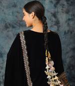 Gold plated tassel multicolor parandi