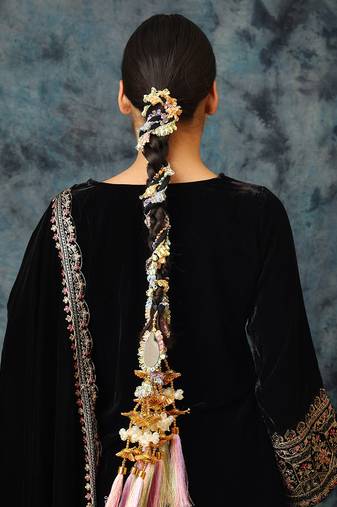 Gold plated mirror multicolor parandi
