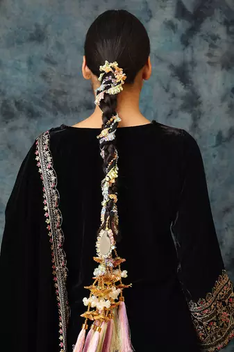 Gold plated mirror multicolor parandi