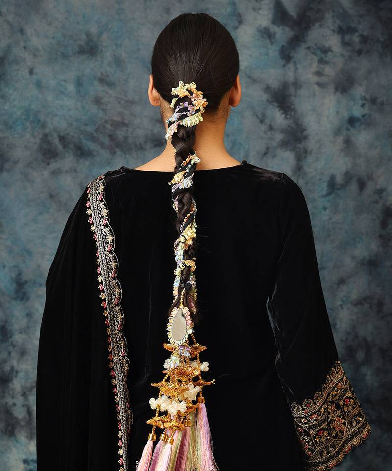 Gold plated mirror multicolor parandi