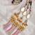 Gold plated mirror multicolor parandi