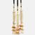 Gold plated white pearl parandi