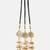Gold plated white pearl parandi