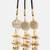 Gold plated white pearl parandi