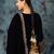 Gold plated gota patti mirror multicolor parandi