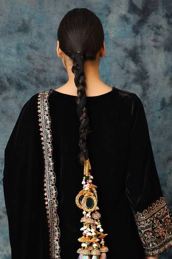 Gold plated mirror multicolor parandi
