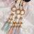 Gold plated mirror multicolor parandi
