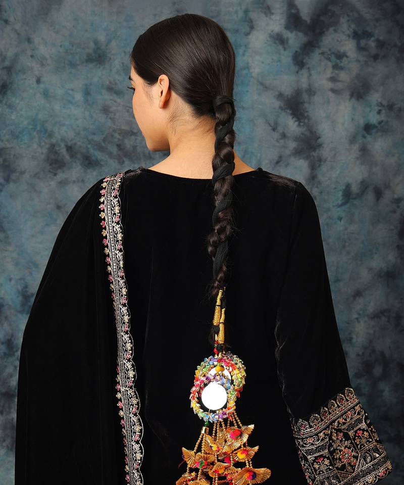 Gold plated mirror multicolor parandi