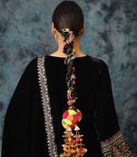 Gold plated tassel multicolor parandi