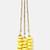 Gold plated yellow floral parandi