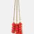 Gold plated red floral parandi