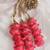 Gold plated rose pink floral parandi