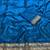 Royal Blue Color Embroidery cording & Sequance work Space Silk Saree