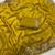 Mustard Color Embroidery cording & Sequance work Space Silk Saree