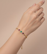 Traditional  gold plated bracelet with lobster clasp