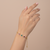 Traditional  gold plated bracelet with lobster clasp