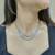 Double line ad necklace set