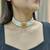 Sofia pearl studded choker (only)