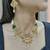 Pearl studded necklace set