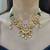 Pearl studded necklace set