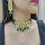 Ferzeen green kundan choker set