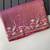 Pink Color  multithread embroidery Work Silk Saree
