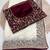 White Color Embroidery and zari work Silk Saree
