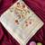 Cream Color  machine woven embroidery Work Silk Saree 