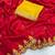 Red Color Embroidery and zari work Silk Saree