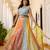 Multicolor Sequins Embroidered Lehenga Choli with Net Dupatta