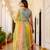 Multicolor Sequins Embroidered Lehenga Choli with Net Dupatta