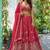 Elegant Pink Flowing Chinon Zari, Dori & Sequence Embroidered indian wedding lattest designer lehenga choli