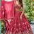 Elegant Pink Flowing Chinon Zari, Dori & Sequence Embroidered indian wedding lattest designer lehenga choli