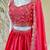 Elegant Pink Flowing Chinon Zari, Dori & Sequence Embroidered indian wedding lattest designer lehenga choli