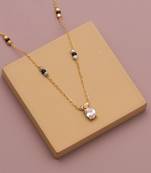 Traditional  gold plated diamond  mangalsutra