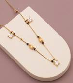 Traditional  gold plated diamond  mangalsutra