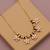 Traditional  gold plated diamond  mangalsutra