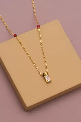Traditional  gold plated diamond  mangalsutra