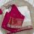 White Color Embroidery work Dolla Silk Saree