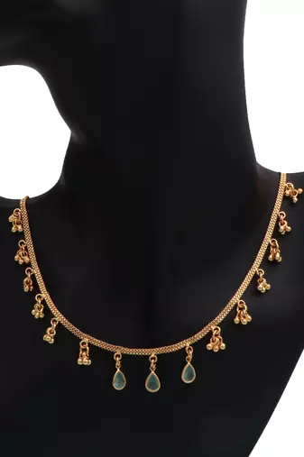 Delicat fancy gold necklace chain for woman and girl